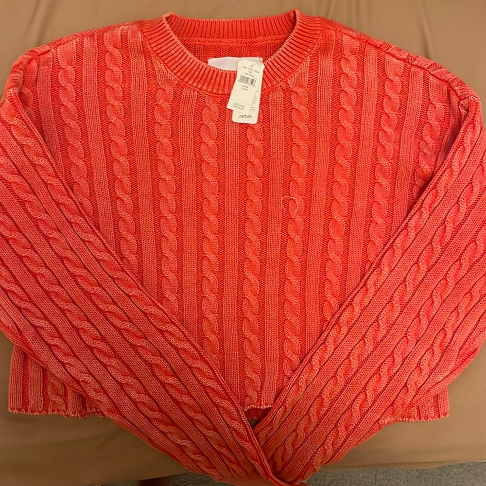 Aerie  cropped sweater